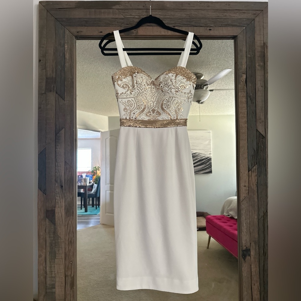 Dress The Population Cocktail Dress XS White